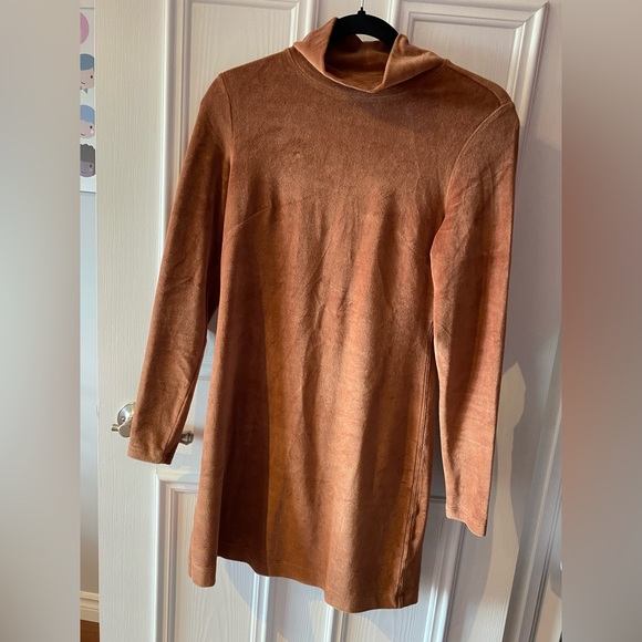Everlane Velour mini dress / size Small - Picture 2 of 3